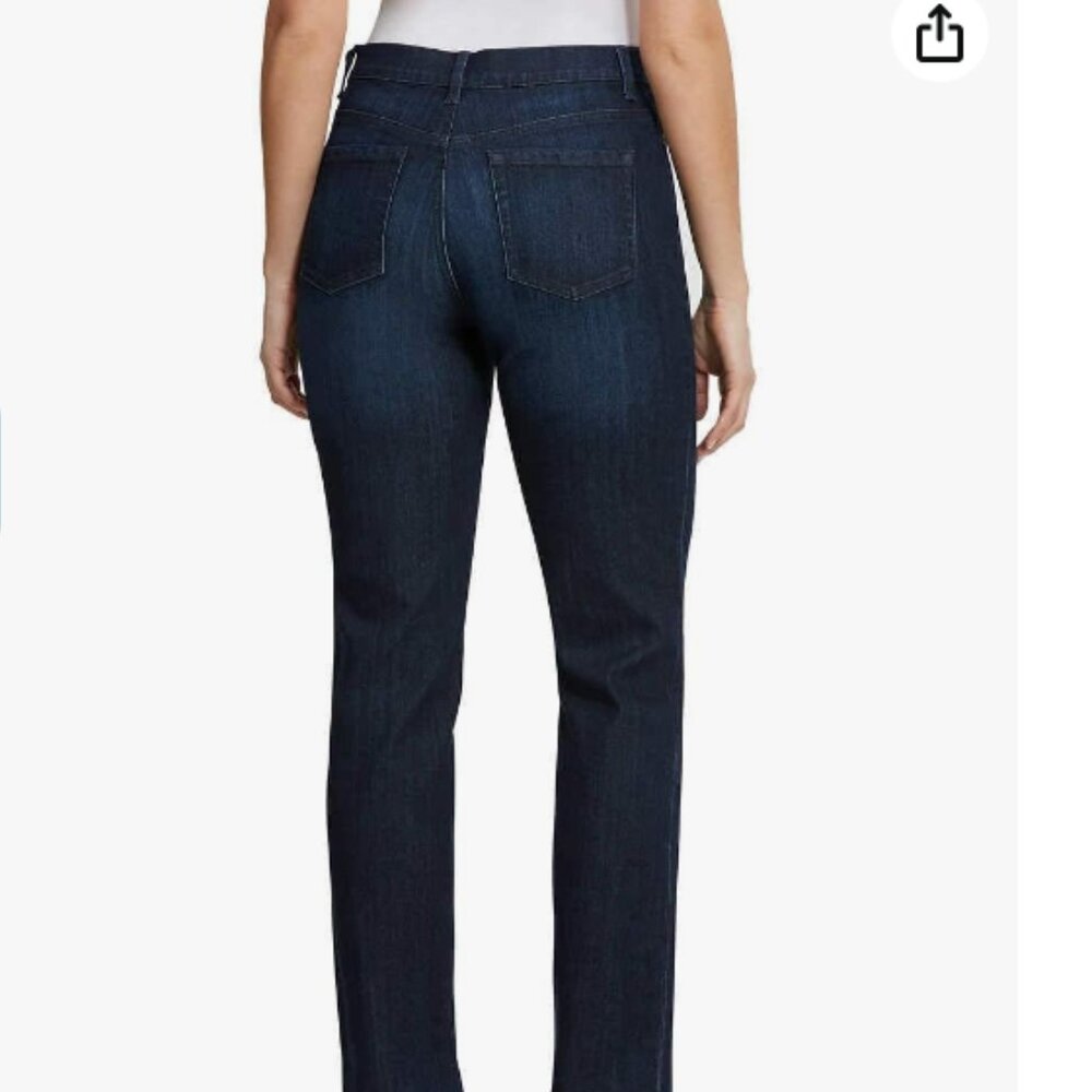 Gloria Vanderbilt Women's Amanda Classic High Rise Tapered Jean Size 6 Short - Picture 2 of 2